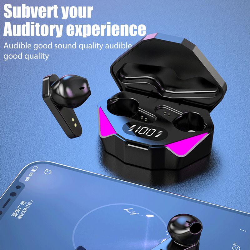 X15 TWS Gaming Earbuds Bluetooth 5.0 Wireless Earphone