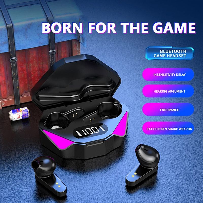 X15 TWS Gaming Earbuds Bluetooth 5.0 Wireless Earphone