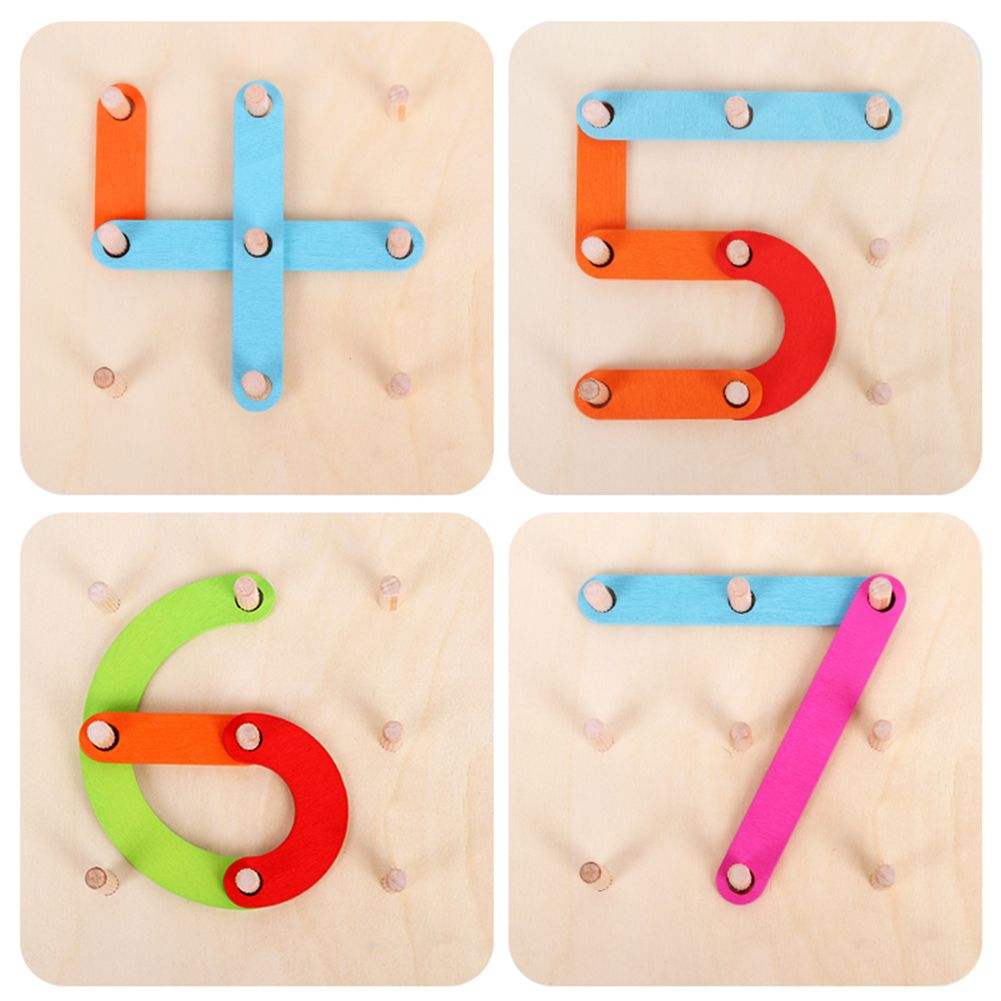 Children Sorter Education For Puzzle Number Letter Educational Primary Board Gift Activity Kids Toy Pegboard Math Toy Wooden