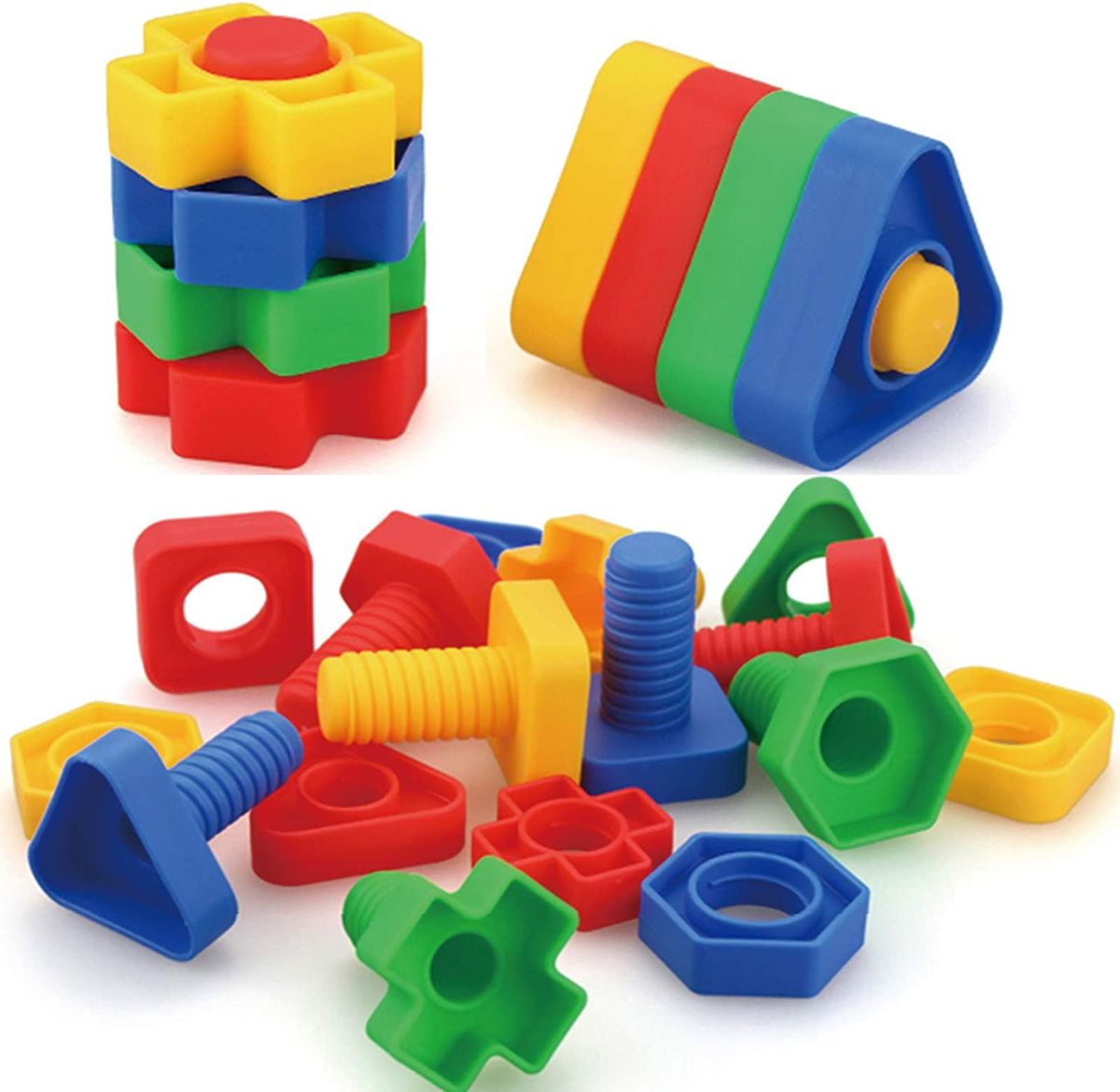 Jumbo Nuts And Bolts Toys For Toddlers And Preschoolers