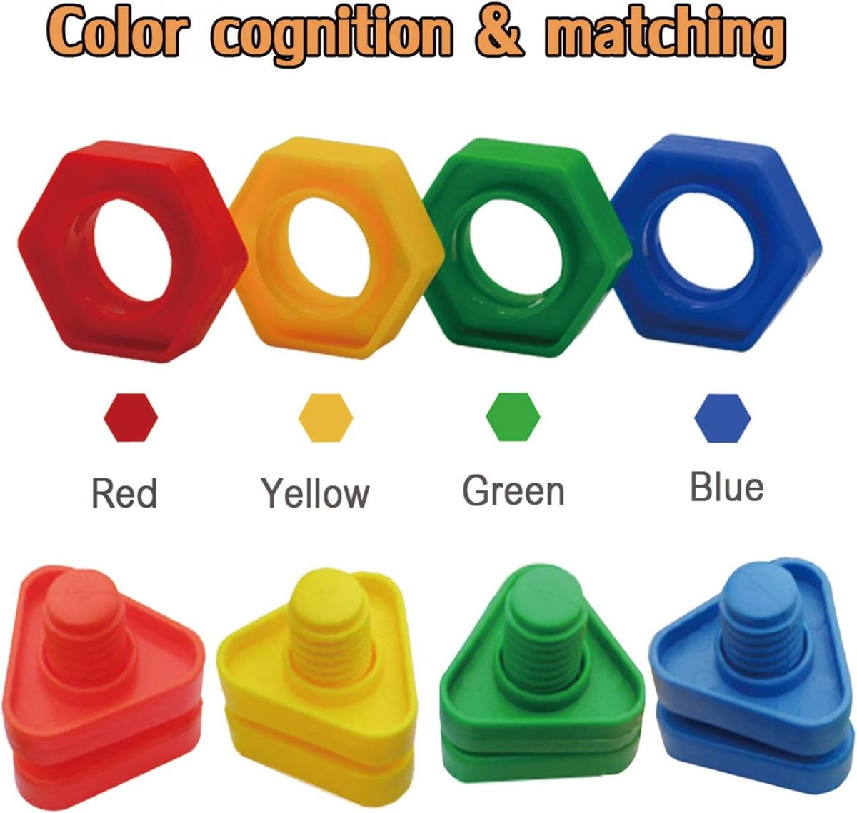 Jumbo Nuts And Bolts Toys For Toddlers And Preschoolers