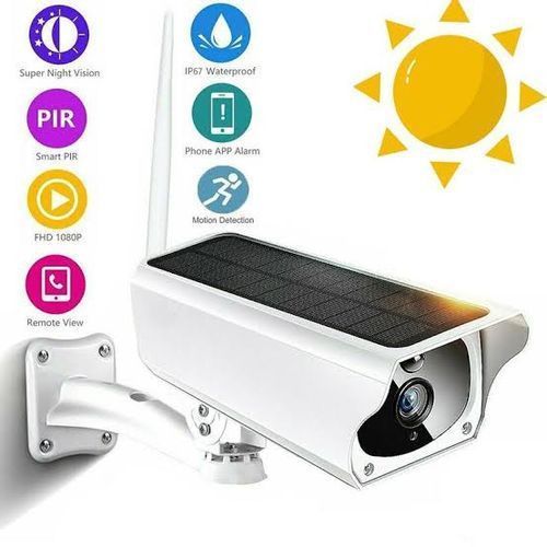 Solar / Battery Power IP CCTV Camera Waterpoof Wifi  Camera