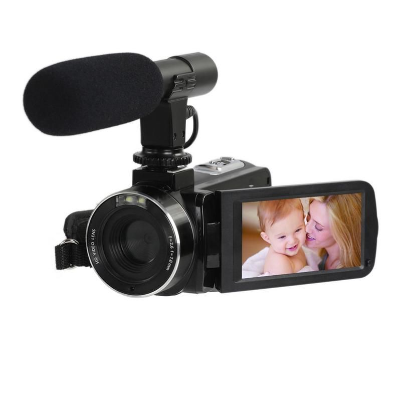 24million PX Video Camera Digital 8X Zoom With WiFi Microphone 1080P HD 3