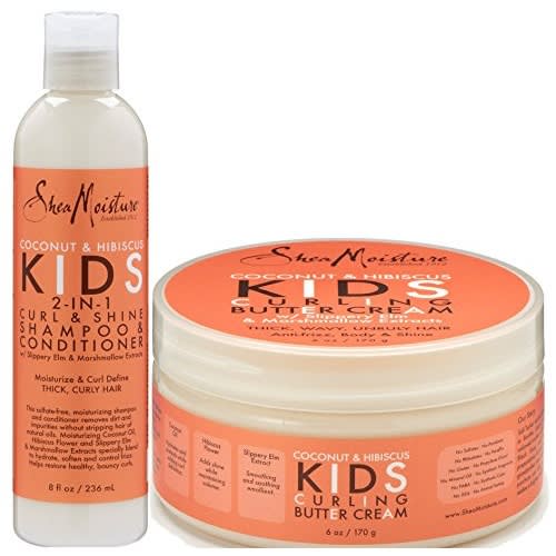2 In 1 Curl & Shine Shampoo & Conditioner & Curling Butter Cream