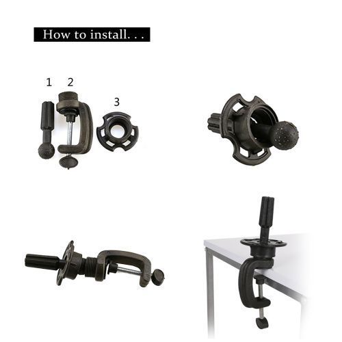 Dummy Wig Stand Mannequin Head Clamp Holder