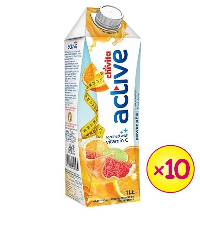 Active - Power Of 6 Citrus Fruits (1 Litre X 10)