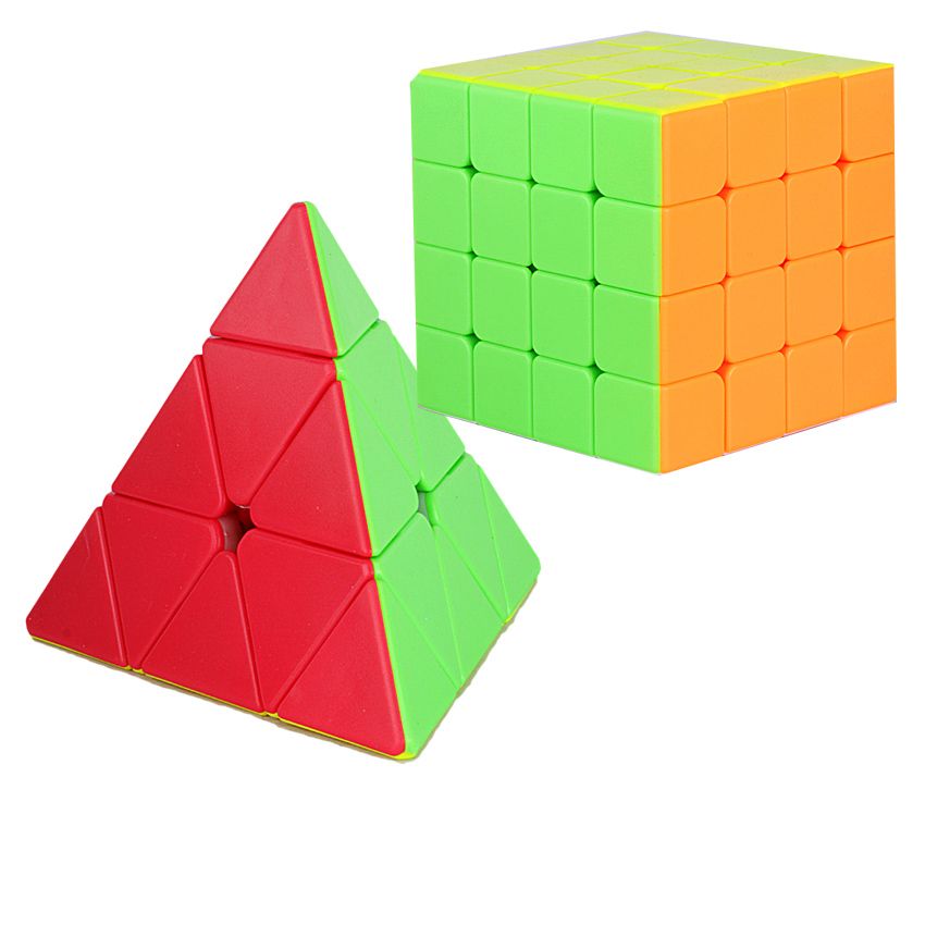 2in1 Speed Cube BUNDLE (4x4 & Pyraminx) - Multi