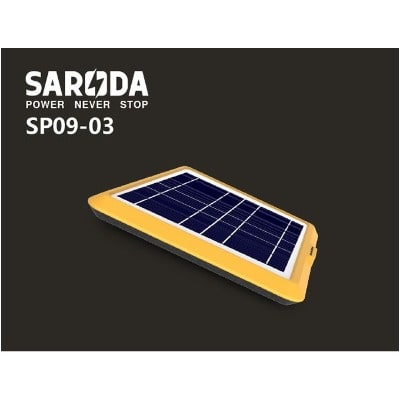 6v 6w Multi Plugs Solar Panel For Mobile Phones, Led Lights & Digital Appliance