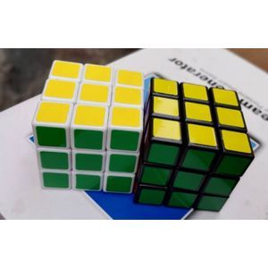 2 In 1 Rubiks Cube 3x3 - Multicolour -