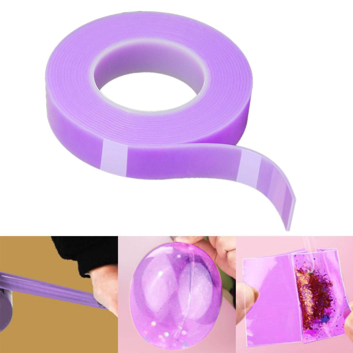 Bubble Blowing Double Sided Tape Educational Toy Multifunctional