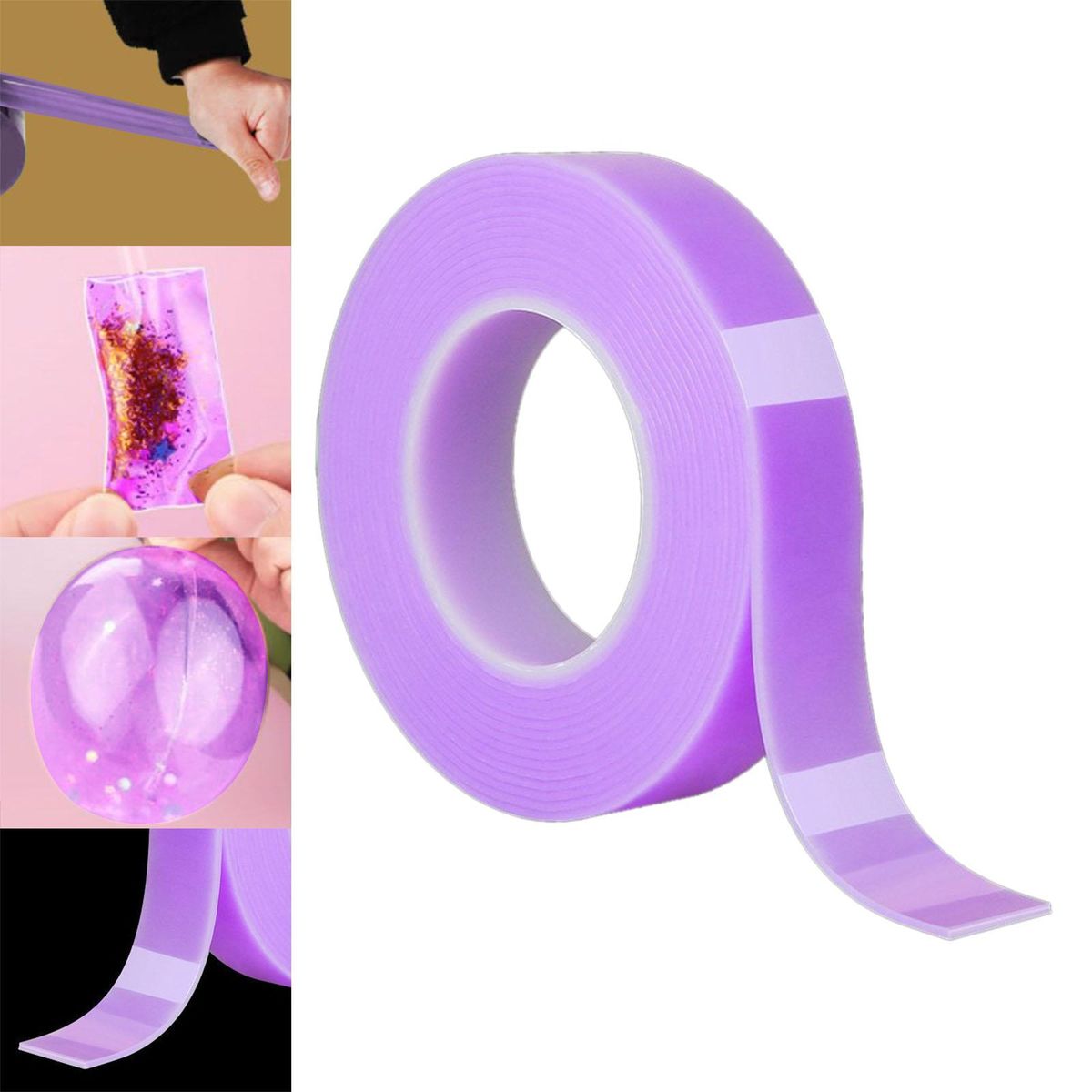 Bubble Blowing Double Sided Tape Educational Toy Multifunctional