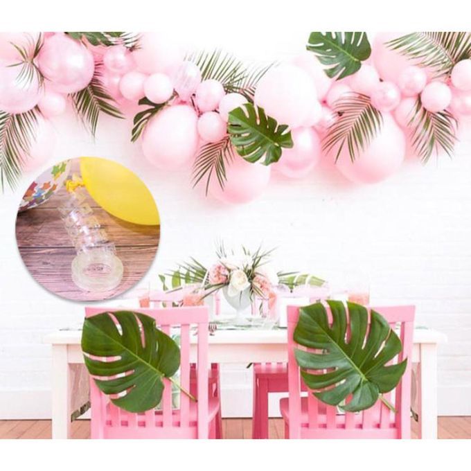 2 Rolls 10m Balloon Arch Decor Strip Connect Chain DIY 2 Rolls 2 Hole