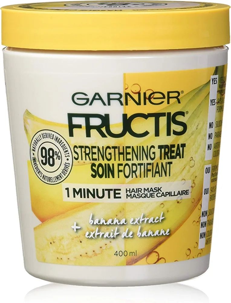 Fructis Strengthening Treat 1 Minute Hair Mask With Banana Extract 400ml