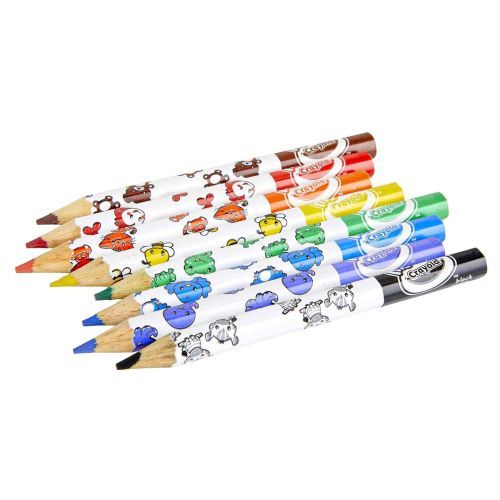 Crayola My First Easy-Grip Jumbo Decorated Pencils - 8pcs