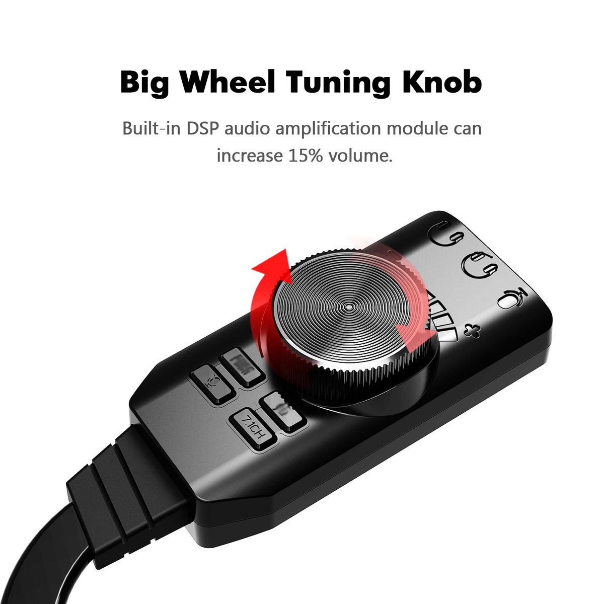 GS3 External Audio Sound Adapter USB2.0 Virtual 7.1 Channel