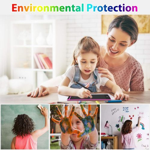 8.5 Inch LCD Writing Tablet Colorful Screen Doodle Board Electronic Digital Drawing Pad With Lock Button For Kids Adults 2022(#black)
