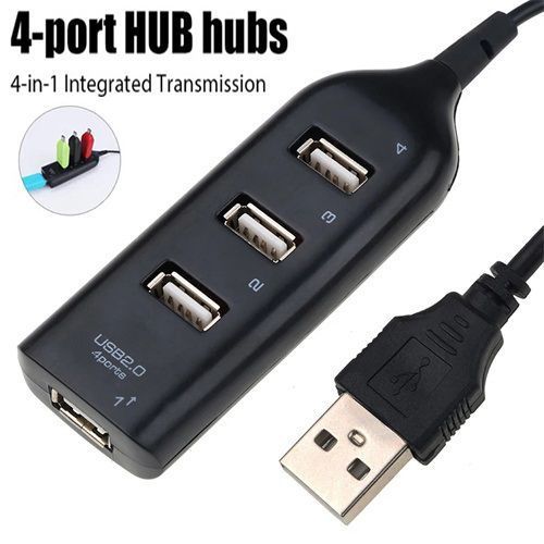 4 Port USB HUB High Speed USB Laptop / Desktops Port Hub