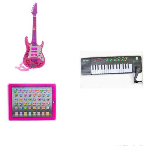 Kids Educational Y Pad,Guitar And 32 Keys Piano