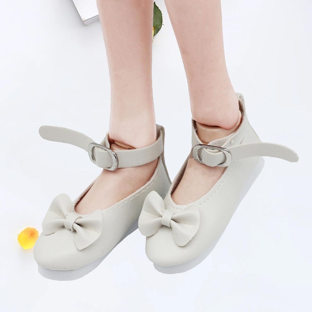 1 Pair BJD Doll Shoes 60cm Ball Jointed Girl Doll Casual Shoes White