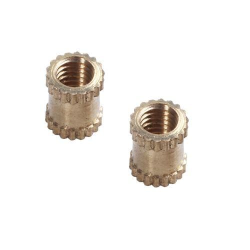 10Pcs Injection Molding Brass Thread Knued
