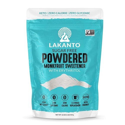 Monk Fruit Sweetener W Erythritol Powdered 454g 1lb X 2pack
