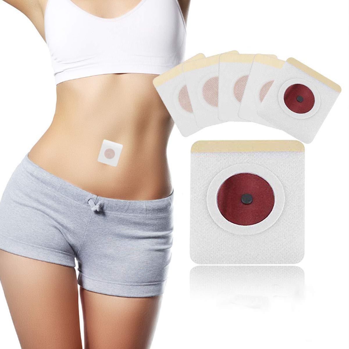 50PCS Belly Button Patches Women Slimming Body Shaping