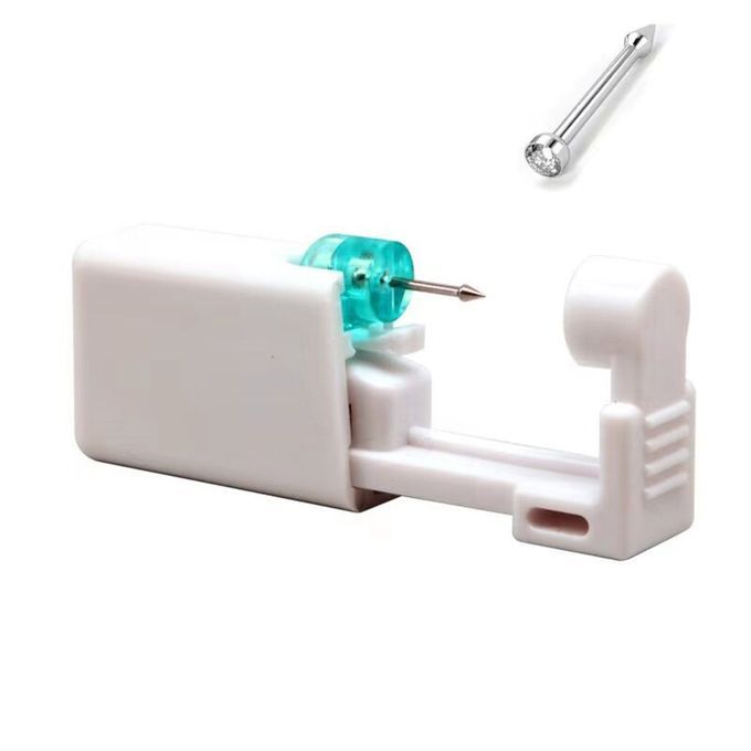 1Pc Disposable Sterile Nose Piercing Kit Tool Safety