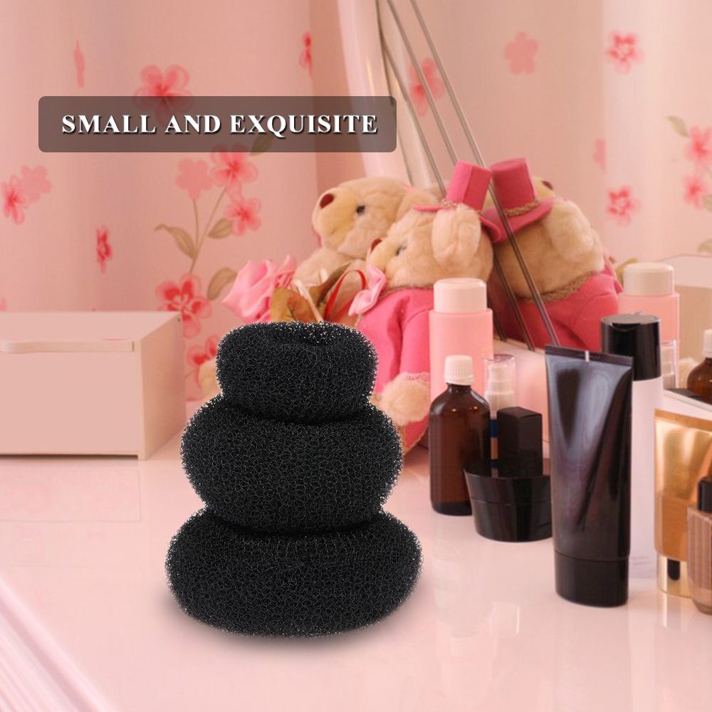 3PCs Fashion Women Lady Magic Shaper Donut Bun Maker