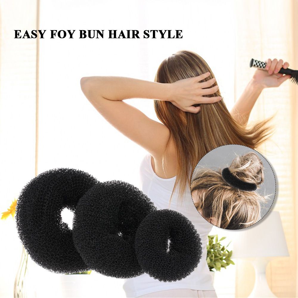 3PCs Fashion Women Lady Magic Shaper Donut Bun Maker