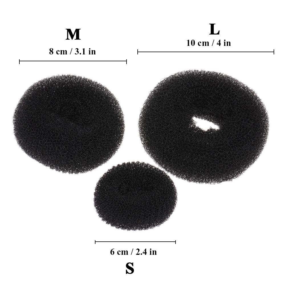 3PCs Fashion Women Lady Magic Shaper Donut Bun Maker
