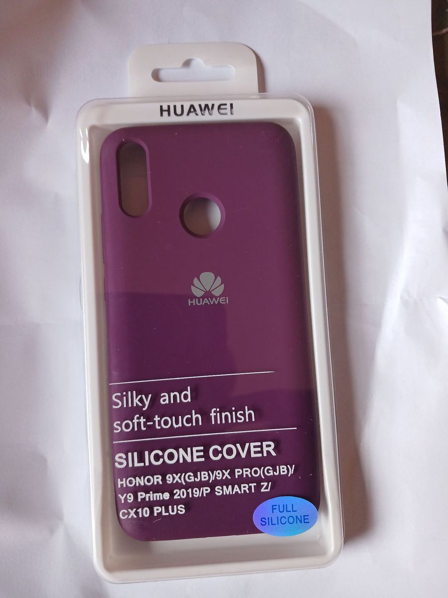 Silicone Case + Screen Protector Huawei Y9 Prime (2019)