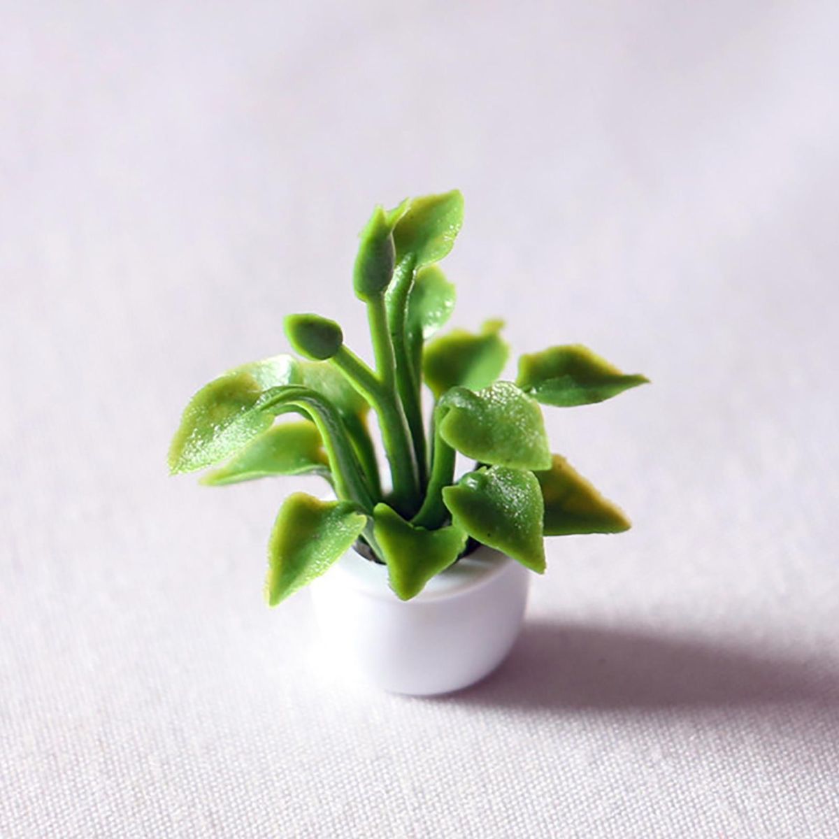Mini Pot Plant Miniature Pot Plant Accessory Green