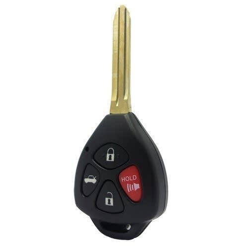 Toyota Remote Uncut 4 Button Key Shell Fob For Camry Corolla 2007 2008 2009 2010 2011