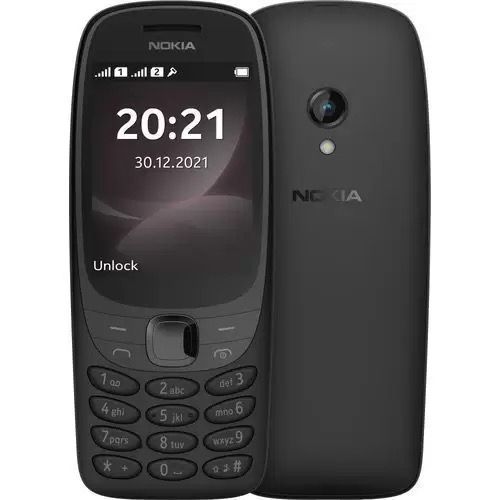 6310 Classic Design, Wireless FM Feature Phone - Black