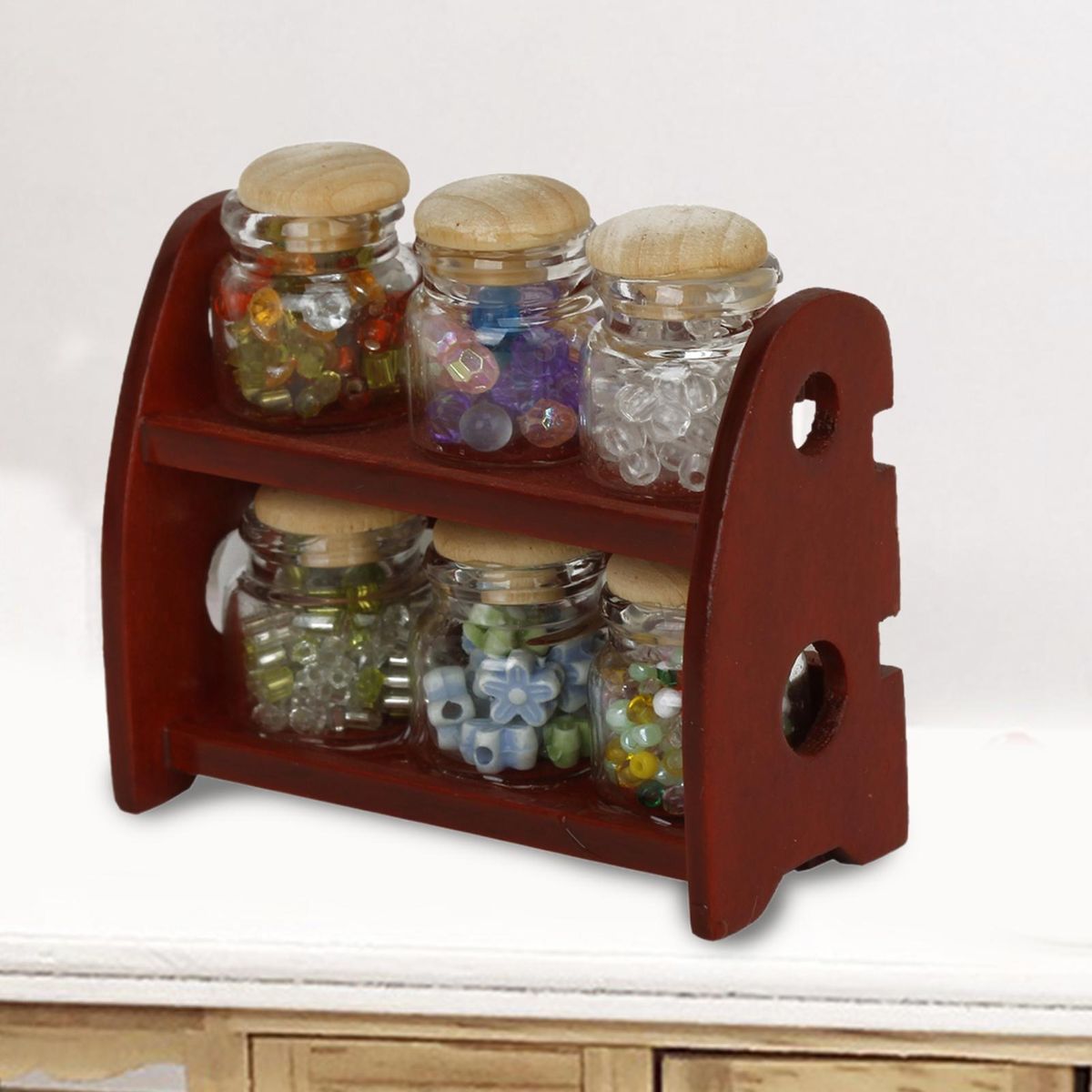 Seasoning Jar Rack Dollhouse Seasoning Jar Rack Photography Props