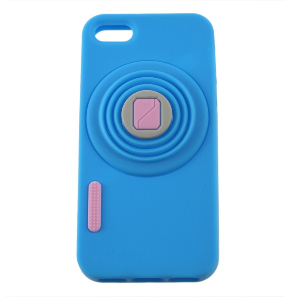 Camera Style Silicon Case Cover For Iphone 5