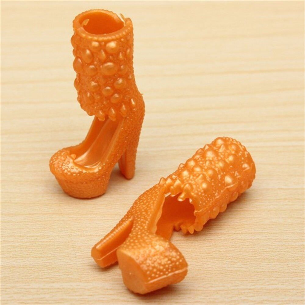 60 Pair 120 Pcs Doll Outfit Dress Fashion Clothes Shoes Heels Sandals For Barbie