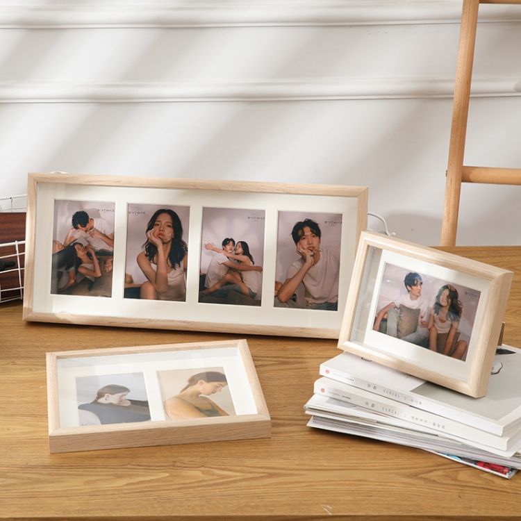 Wooden Photo Frame Four Frame Vertical