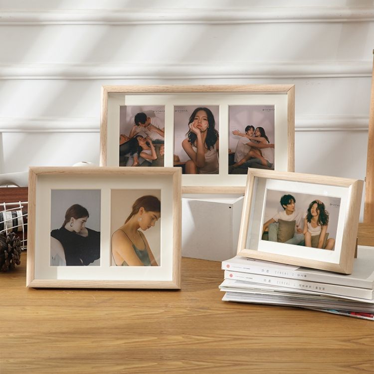 Wooden Photo Frame Four Frame Vertical