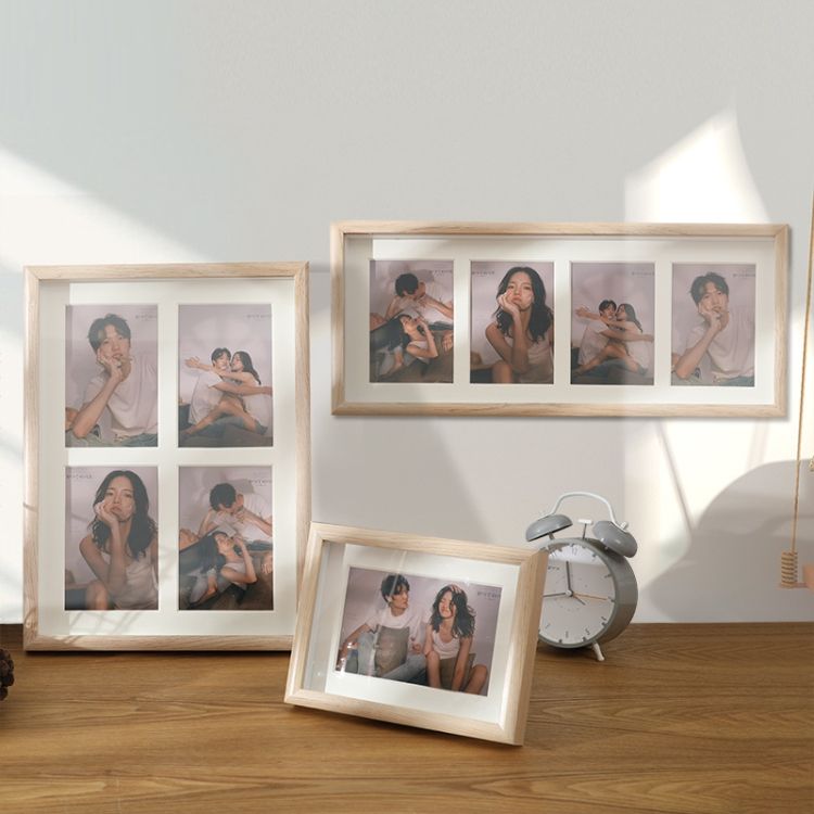 Wooden Photo Frame Four Frame Vertical