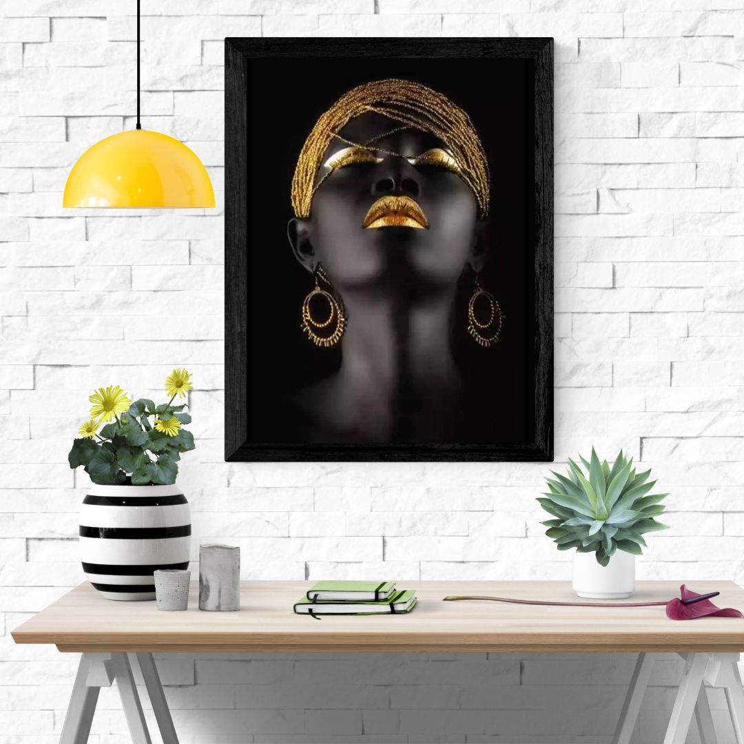 African Queen Decorative Wall Frame