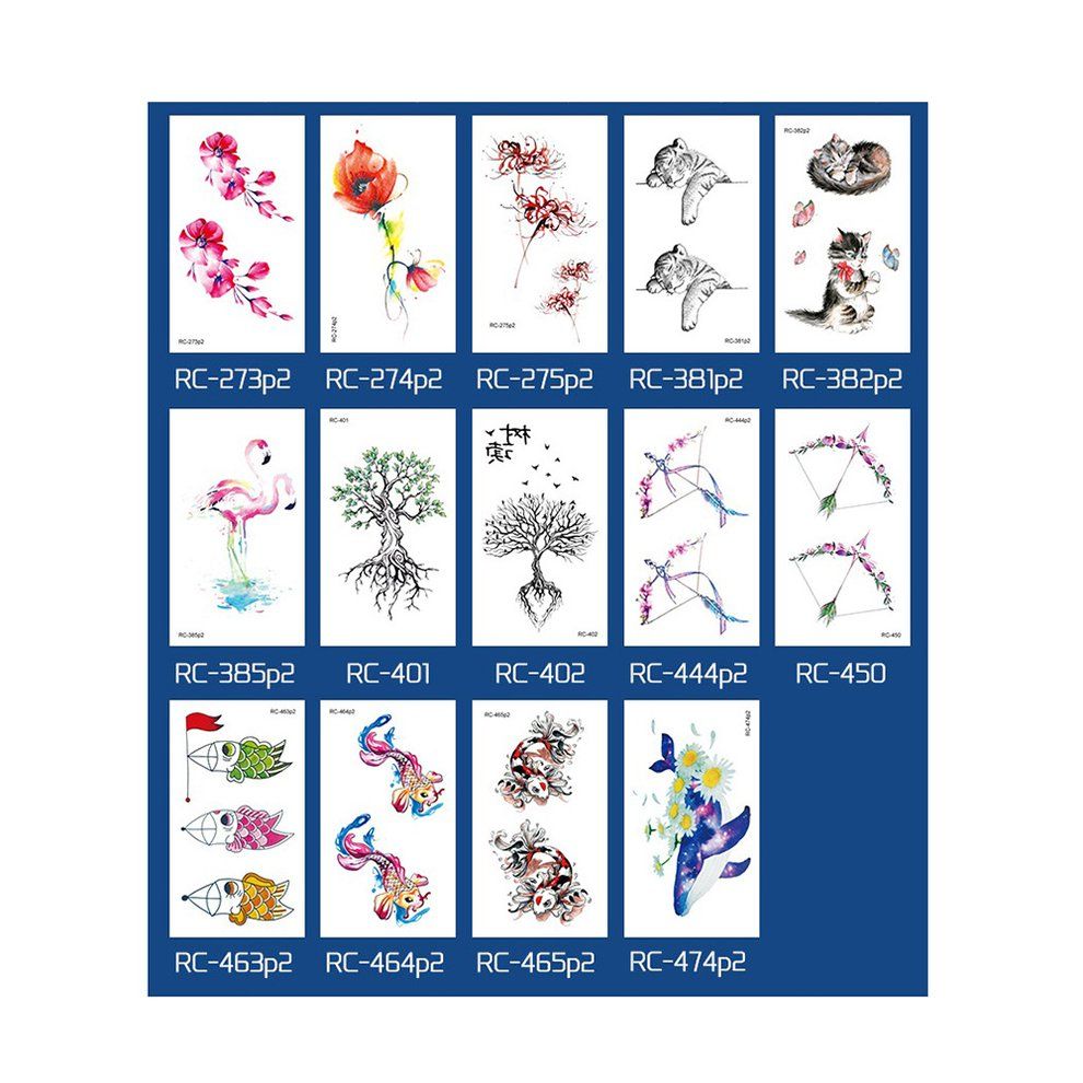 Waterproof Disposable Tattoo Stickers Ins Wind Men And Women Tattoo Stickers