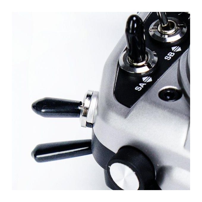10PCS STP Control Rod Non-slip Sleeve For Futaba Radiolink Flysky Frsky Transmitter Black