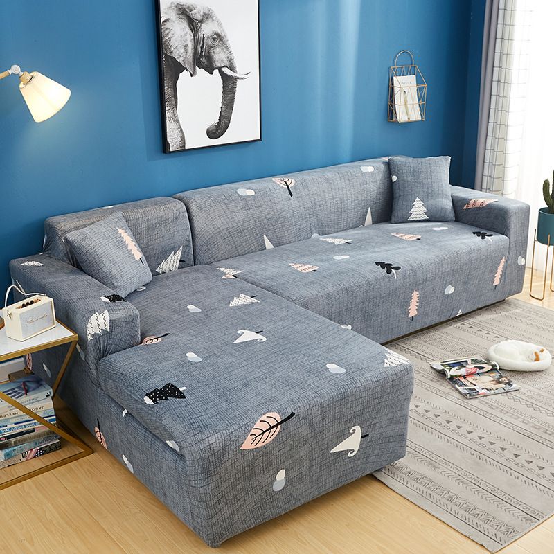 Stretch Slipcover For Sofas And Armchairs - Grey(145-185cm)
