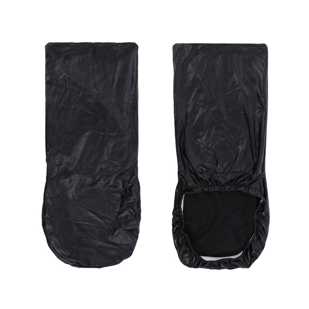 2pcs One-piece PU Leather Stretchable Dining Chair Back Seat