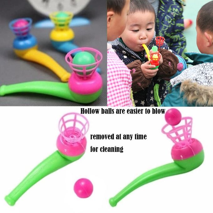 Outdoor Fun Sports Entertainment Toys For Children Blowing Plastic Pipe Balls