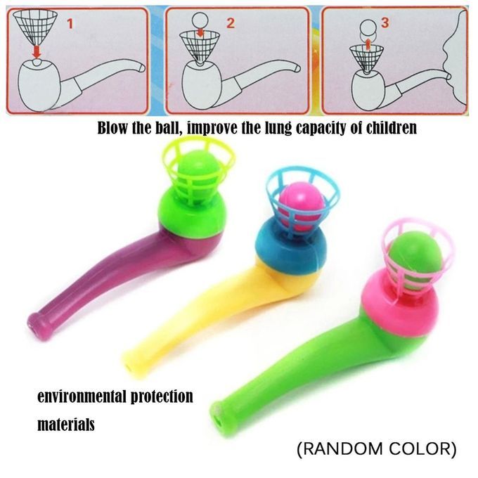 Outdoor Fun Sports Entertainment Toys For Children Blowing Plastic Pipe Balls