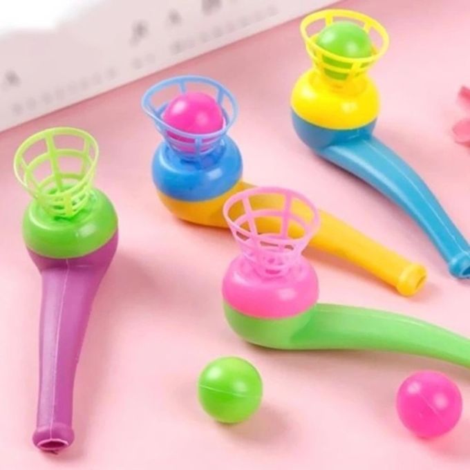 Outdoor Fun Sports Entertainment Toys For Children Blowing Plastic Pipe Balls