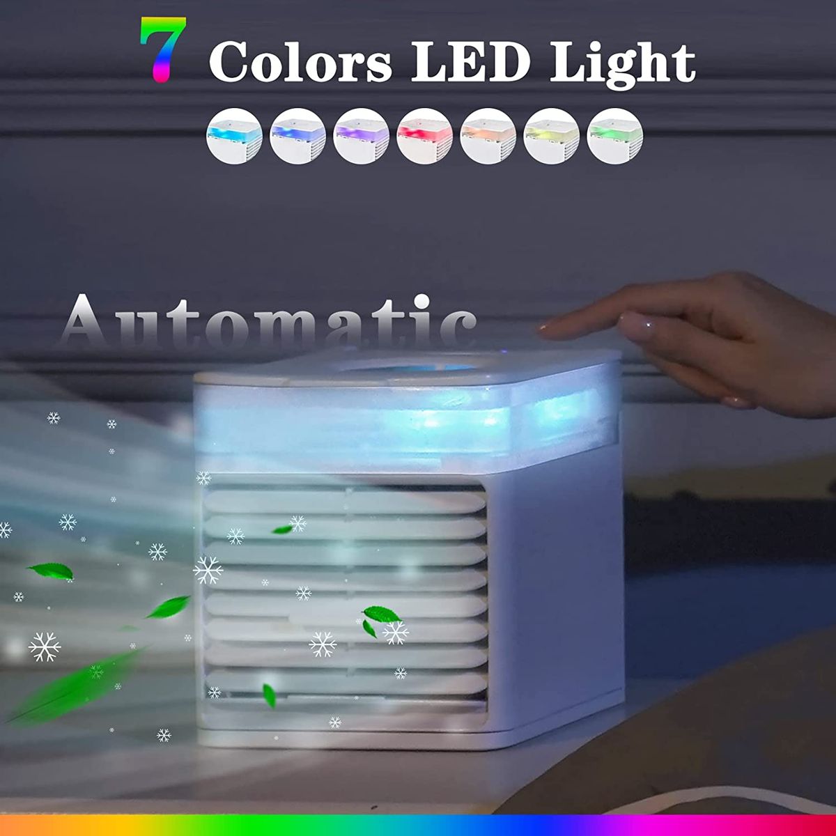 4 In 1  Air Cooler Mini Desktop Fan Small Air Conditioner
