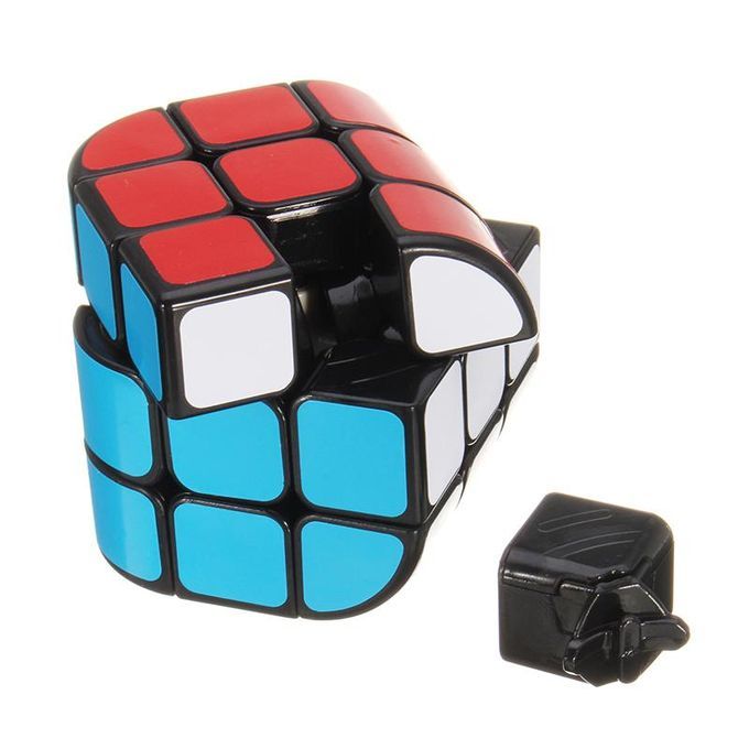 Classic Magic Cube Toys 3x3x3 PVC Sticker Block Puzzle Speed Declining Cube